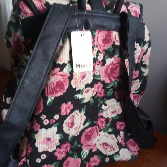 Large NWOT MUDD Vintage Style Floral Backpack main image 7